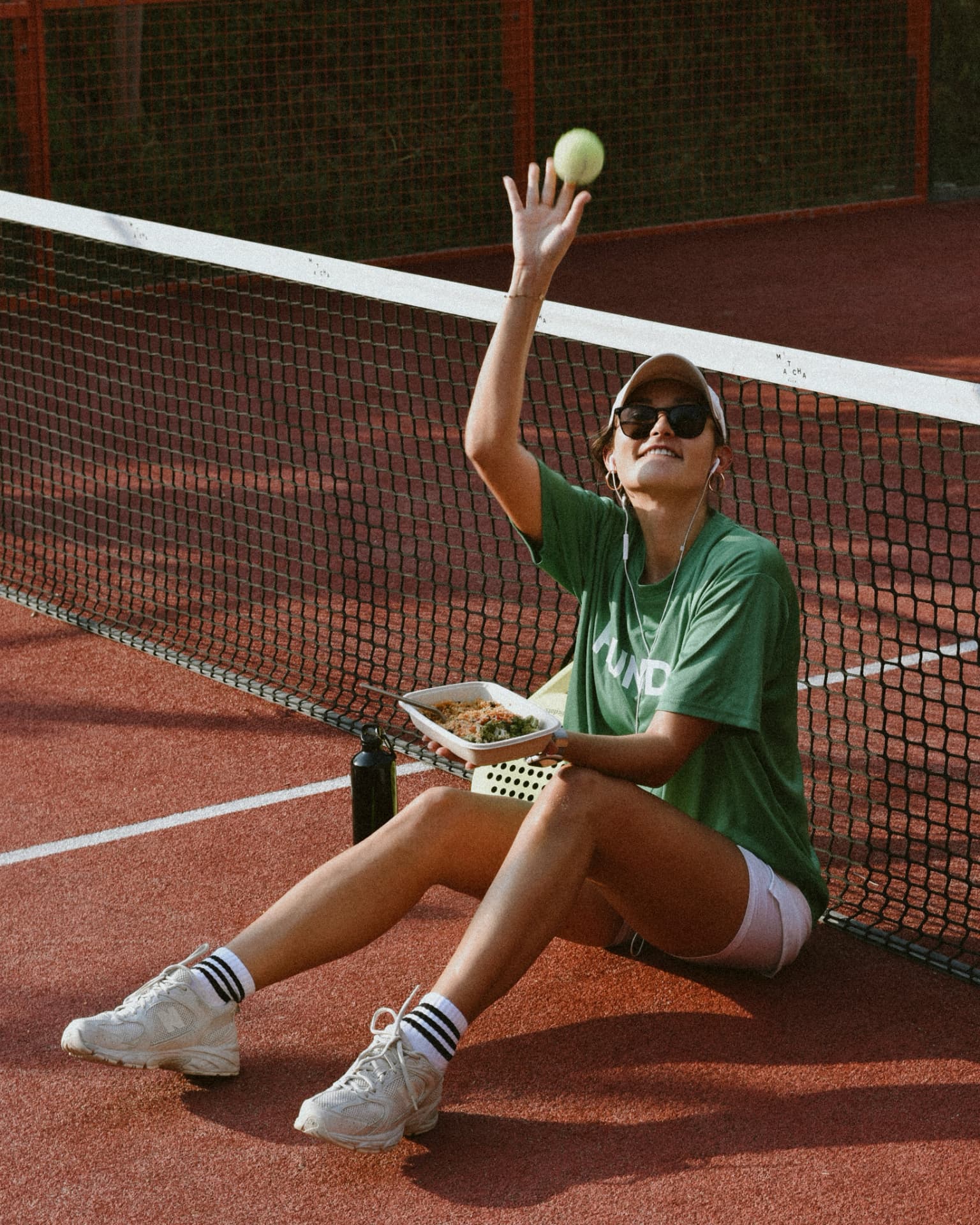 HUNDO padel activation on court in Dubai